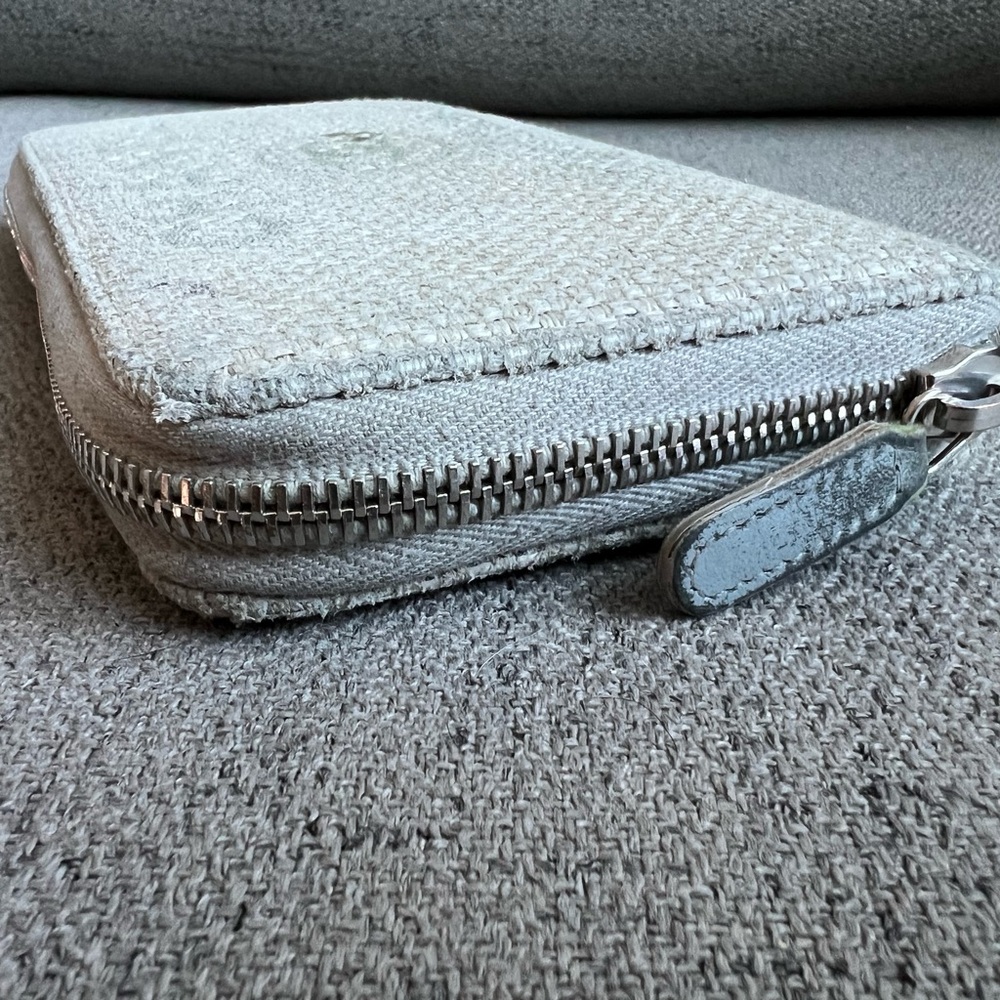 Chanel Gray Deauville Tweed Wallet - Picture 9 of 12